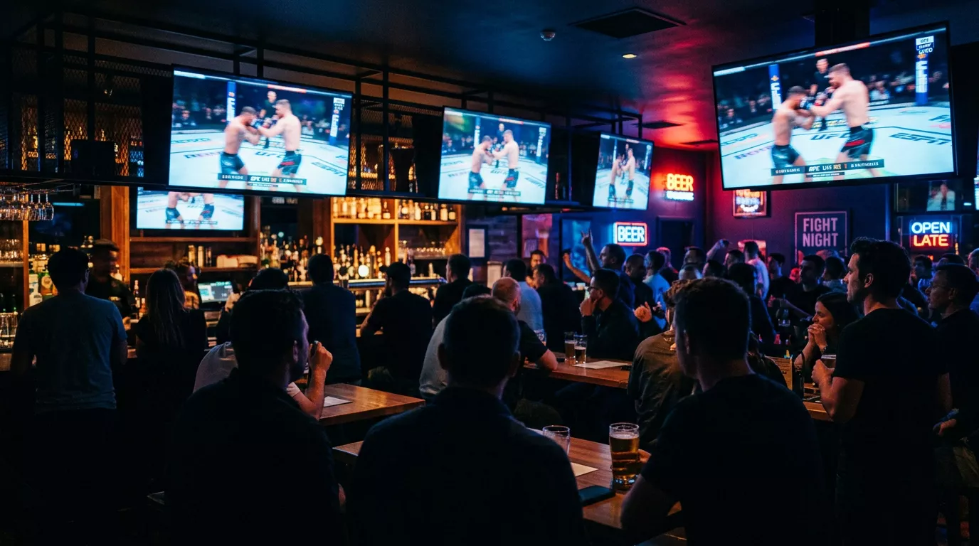 Apuestas en directo durante combate de UFC con mercados abiertos entre asaltos